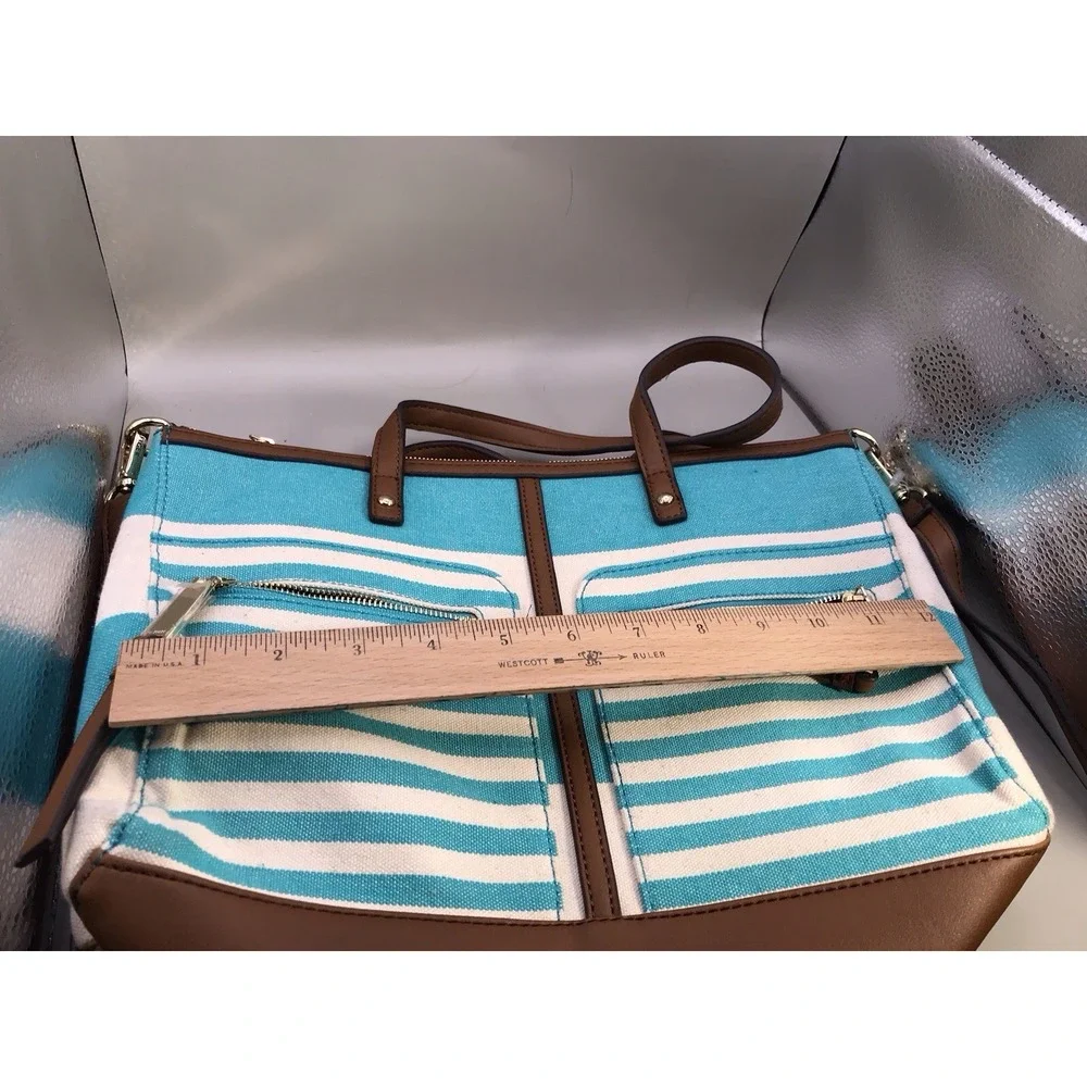 Tommy Hilfiger Satchel/Tote Top Handle Or Crossbody Strap Multi Pockets With Zip